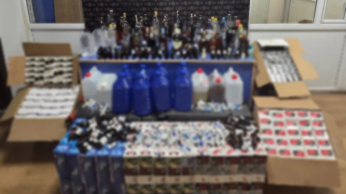 Kaçak Alkol Operasyonu: Binlerce Malzeme Ele Geçirildi, 1 Şüpheli Hakkında İşlem Başlatıldı