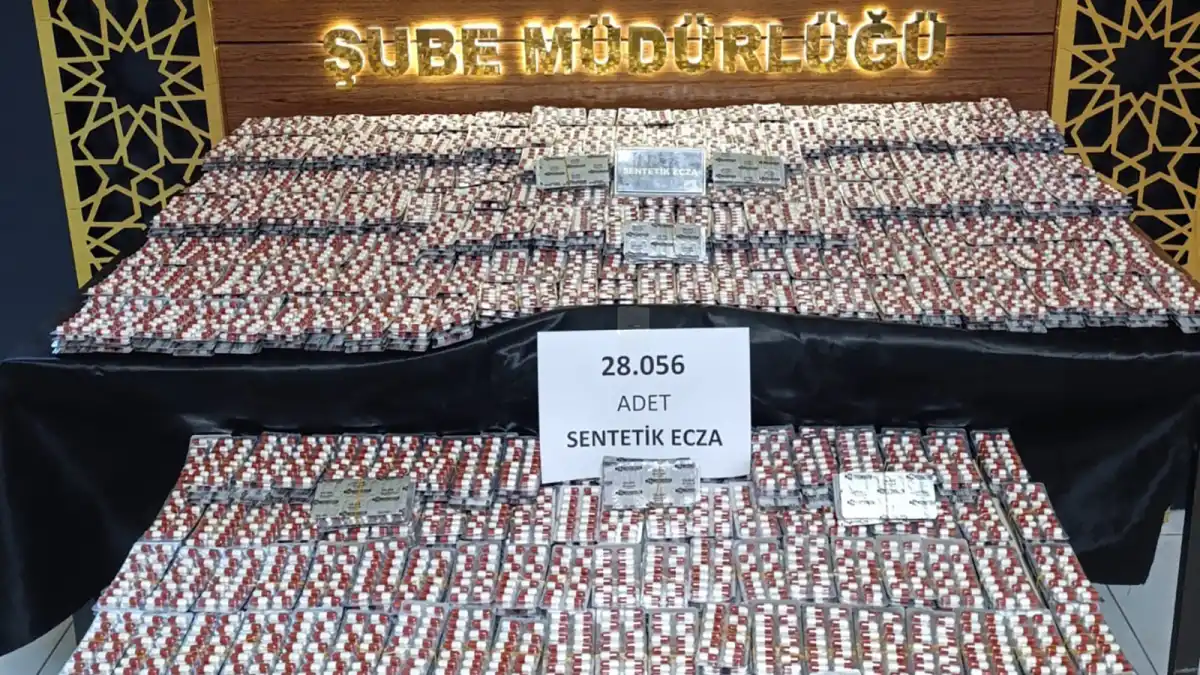 Narkotik Operasyonu: 28 Bin Uyuşturucu Hap Ele Geçirildi, 2 Kişi Tutuklandı