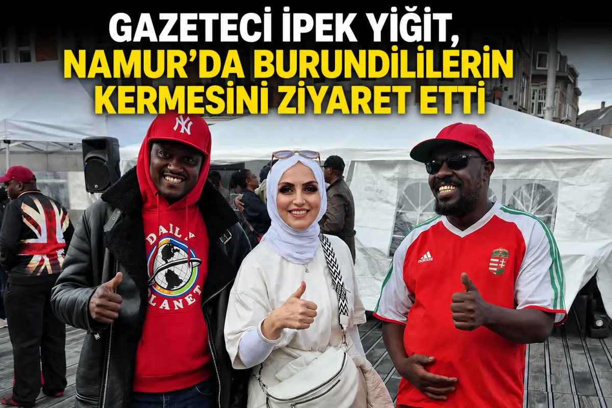 Gazeteci İpek Yiğit, Namur'da Burundili Toplulukla Bir Araya Geldi