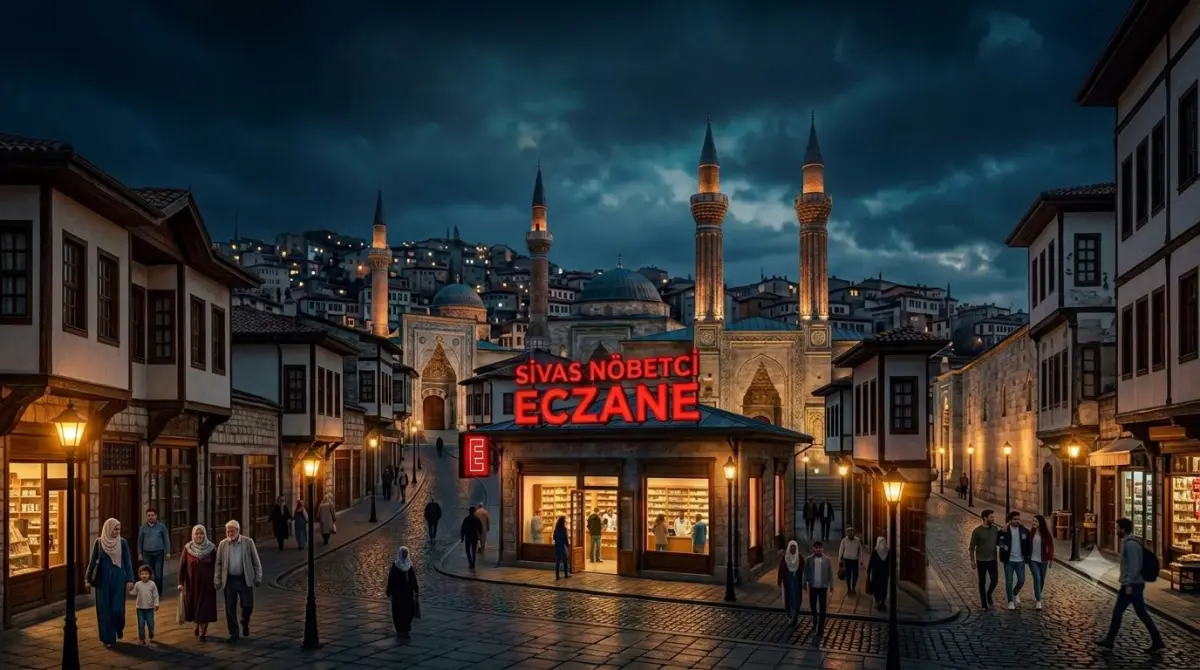 Sivas'ta 8 Temmuz gecesi hizmet verecek nöbetçi eczaneler
