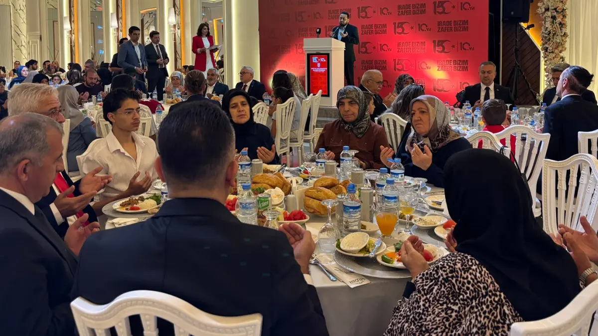 Sivas'ta Şehit Aileleri ve Gaziler 15 Temmuz Programında Bir Araya Geldi!